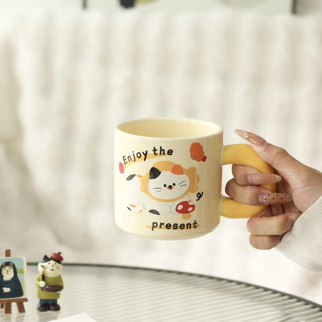 High-Value Ceramic Mug: Cute, Practical Birthday Gift for Boyfriend, Girlfriend, or Sisters