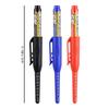 3Pcs Multi-Purpose 45mm Deep Drill Hole Long Nib Marker Pens Waterproof for Bathroom Woodworking Long Head Carpenter Pen