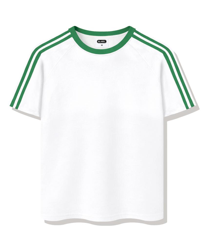 Beijiglabel Joshua Oversized Fit Track Short-Sleeved T-Shirt 4 Color [Blse_3001]