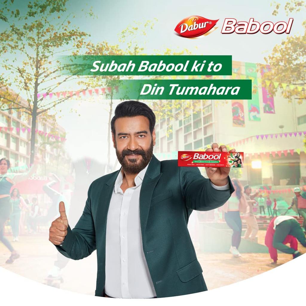 Dabur Babool Ayurvedic Toothpaste 700g Pack of 2 | Herbal Oral Care for Strong Teeth, Healthy Gums, Fresh Breath and Cavity Protection