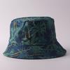 Digital printing small edge bucket hat spring and summer double-sided can wear outdoor sunshade basin hat spot
