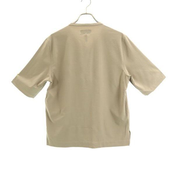 Brand new quolt Short sleeve Zip shirt M beige HYKE ZIP-SHIRTS Men's Used