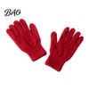Windproof Winter Hand Warmers Warm Coral Fleece Gloves for Women, Soft Five Finger Solid Color Accessories Gloves, Thermal Mittens Autumn Anti Cold