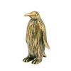 Solid Brass Antarctic Penguin Small Statue Miniature Figurine Office Desktop Ornament Tea Pet Vintage Decoration Crafts