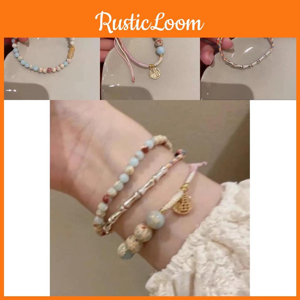 Weave Elegant Bamboo Bracelet For Women Fashionable And Versatile Spring 2024 Trend