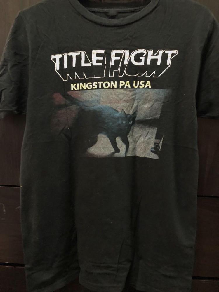 Подарок на Title Fight для семьи Черная Хлопковая Футболка Унисекс Все Размеры 21D130 XL