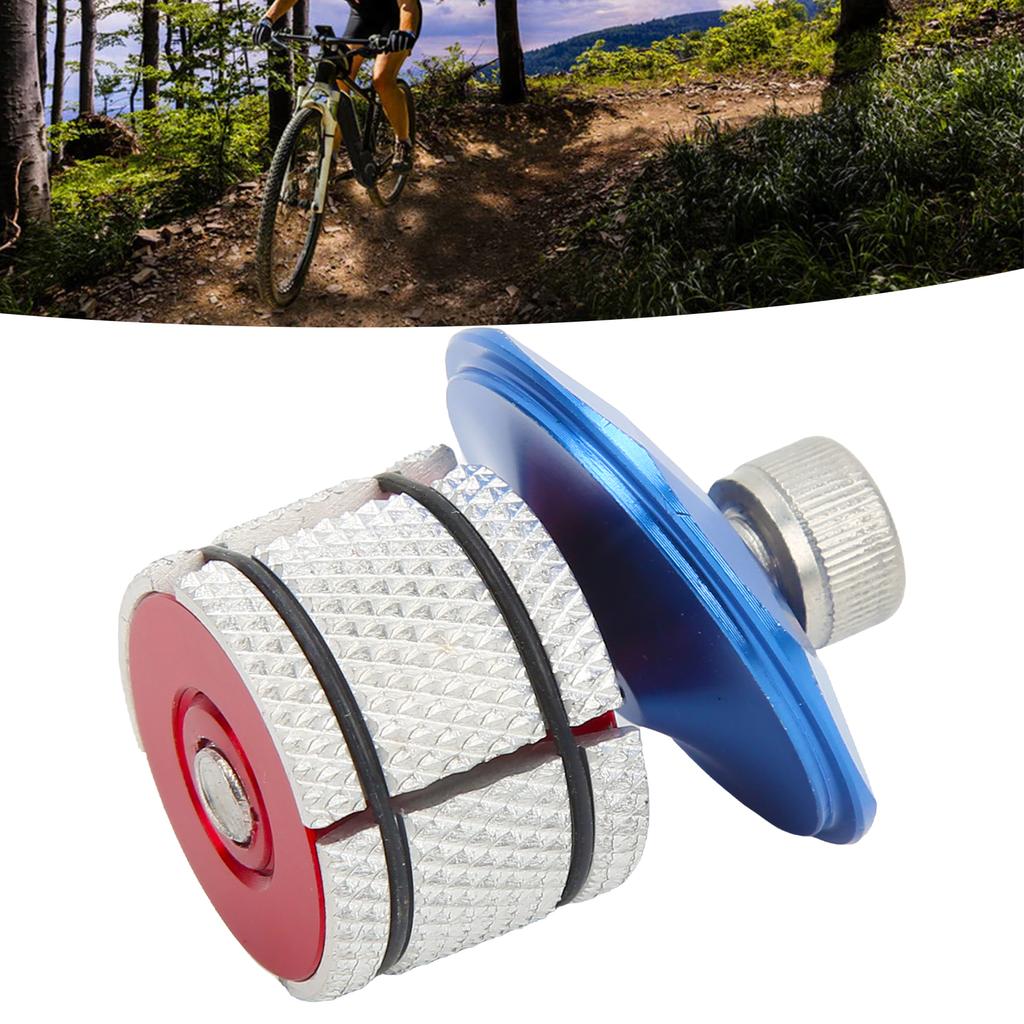 Bike Headset Expander Stem Top   Aluminum Alloy Compression Plug Star Nut Mountain Road Bike Expansion   Front Fork Steer