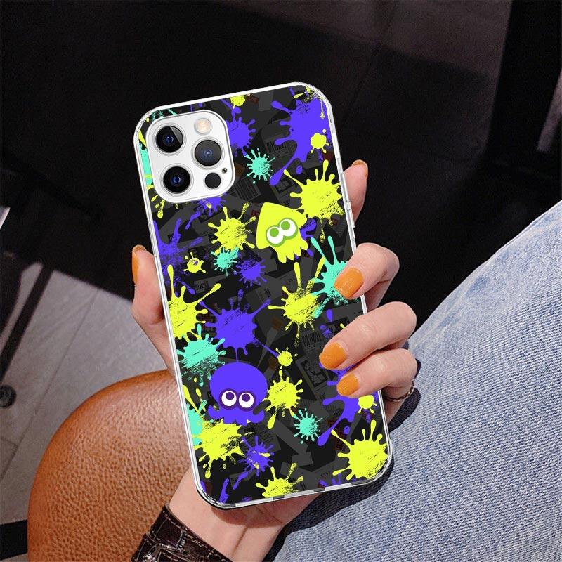 Game S-Splatoons Phone Case For iPhone 13 12 Mini 11 Pro Max XS XR X SE 7 8 Plus 5S 5 6S 6 Gift Print Cover Fundas
