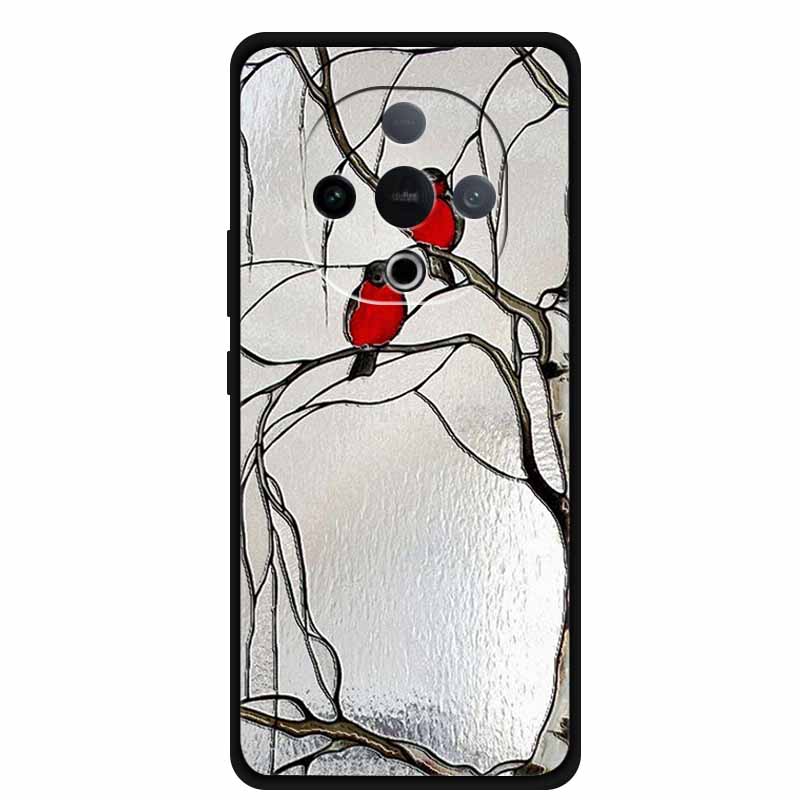 For Vivo Y300 5G Case 3D Emboss Flower Black Silicone Soft Back Cover Case For Vivo Y300C 2025 Phone Case 6.77" Coque Shell Para