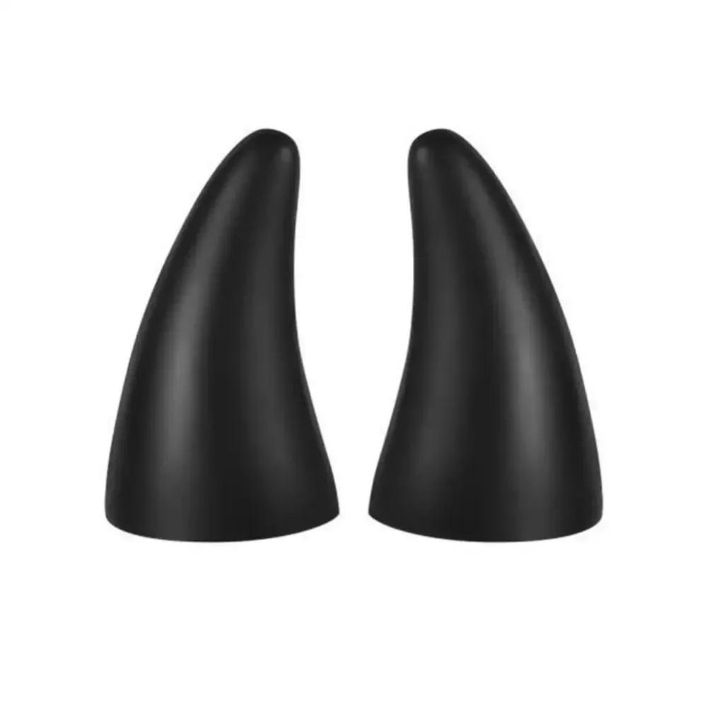 2pcs 3D Cool Design Car Sticker - Devil Horn, Anti-collision Small Saplin, Car Roof Decoration, Roof Sticker, 3D Sticker