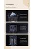 Waterproof Solar Lantern: Outdoor Table & Garden Décor with Night Light
