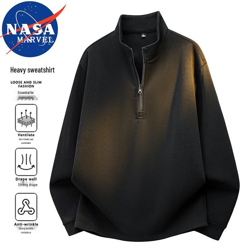 NASA MARVEL Men's/Couple's Anti-Wrinkle Casual Pullover Hoodie