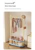 Mobile Clothes & Hat Rack, Dormitory & Bedroom Floor Stand, Small Hanging Rack with Bag Hook - 2026 New Style.