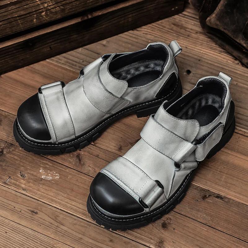 Brand Men Casual Shoes New Top Quality Business Dress Oxfords Shoes Genuine Leather Italian Formal Shoes Male Work Boots