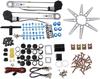 Avan Knight 12V Aftermarket Power Window Kit with Universal Fit for Toyota Light and Caravan 2-Door Wiring, Hijet, Clipper, Sambar, Truck, Every,