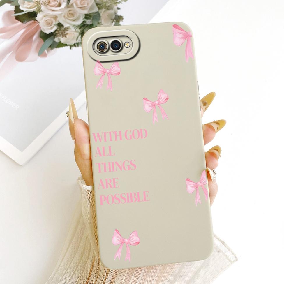 For Realme C2 Case Cover Silicone Luxury Fashion Cool Kawaii Cute Painted Phone Casing RMX1941 RMX1945 RMX1943