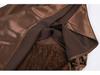 Fei Yuan Women's Satin A-line Drape Skirt, Lace-lined, Solid Color, Early Spring 2026 Fashion Arrival