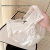 Miiow Women's Lace Ice Silk Sexy Antibacterial Briefs