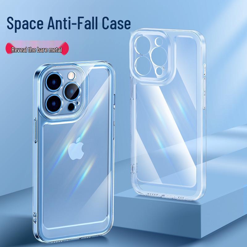 

iPhone 7/8/X/XR/XS Clear Silicone Case Cover, Soft Apple 8 Plus Space Shell iPhone XR