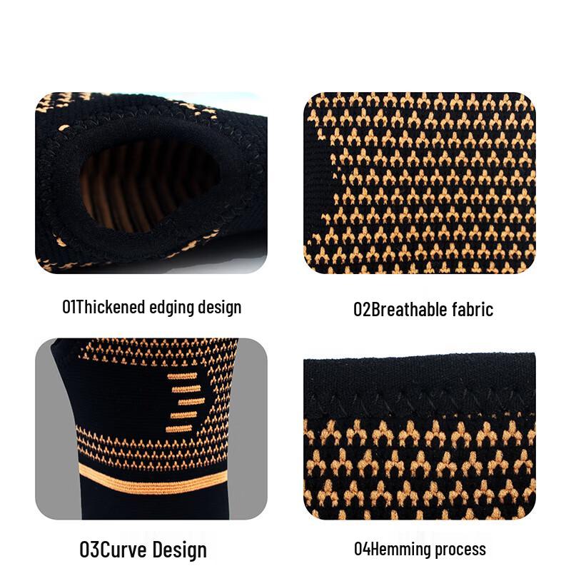 Copper Fiber Wrist Support Brace J47