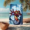 Ultra-Soft Beach Towel with Iron-Man Theme,Ideal for Pool - Camping, Diving - Perfect Travel Essential, Vibrant Beach Towel.
