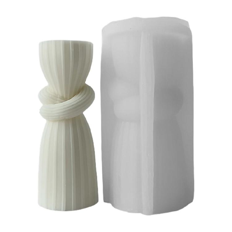 3D Cylinder Candle Mold Reusable Silicone Mold for Home Decorations Practical Aromatherapys Mould Jewelry Supplies