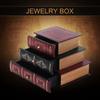 Modieuze boekvorm sieraden cadeau opbergkist box case houder organizer