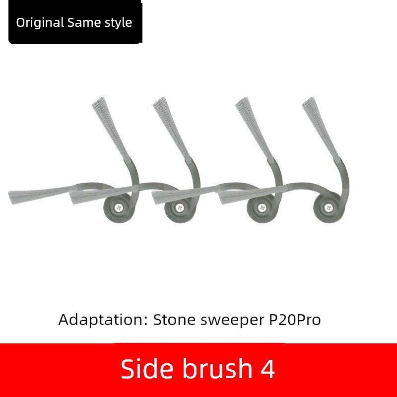 With Stone Robot Cleaner Accessories P20pro Main Side Brush Mop Rag Cleaning Liquid Dust Collection Bag Filter Core