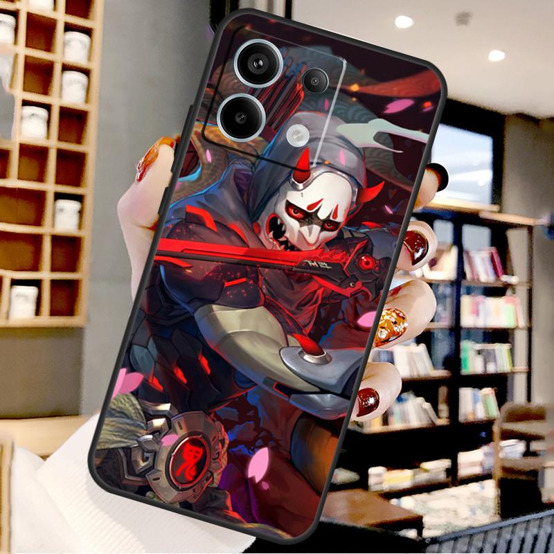 Japan Samurai Ninja For Xiaomi Redmi Note 14 Pro 12 11 9 10 13 15 Pro Plus Case For Redmi 15 10C 12C 13C 14C 15C
