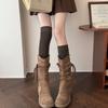 Ladies Autumn and Winter Warm Vintage Wool Calf Pile Socks