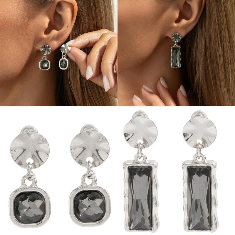 Acrylic Alloy Dangle Earrings Unique Artistics Portable for Fashion Women