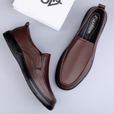 High Quality Genuine Leather Casual Shoes Comfortable Soft Soles Loafers Luxury Brand Male Business Shoes Slip On Driving Flats