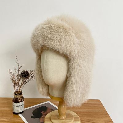 Imitation Nerz Samt Lei Feng Hut für Damen Winter Plüschmütze Nördliche Skimütze Kältefest und Warm Ohrenschützer Mütze Plus Samt Verdickte Mütze