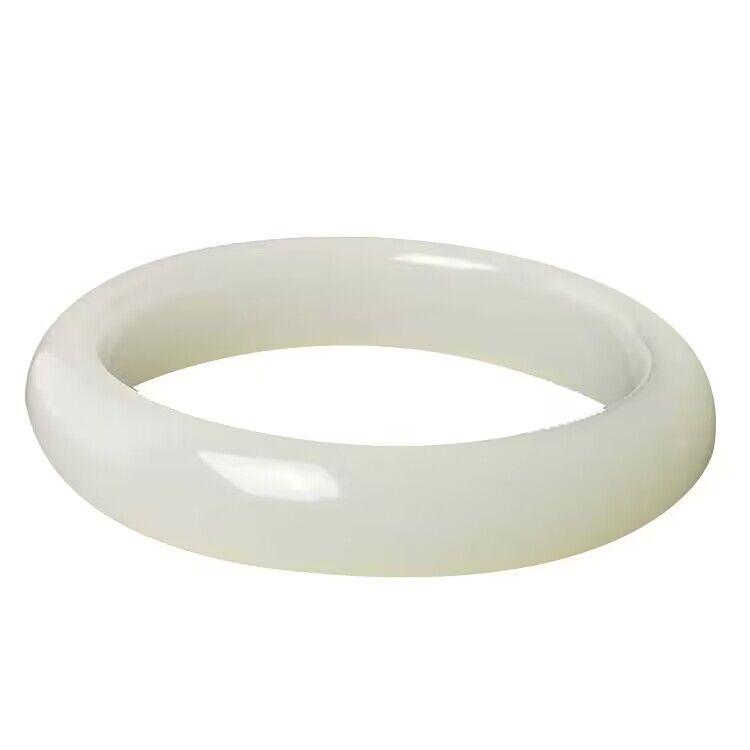Xinjiang Hetian Jade High Imitation Outer Mongolian Qing White Jade Bangle Bracelet