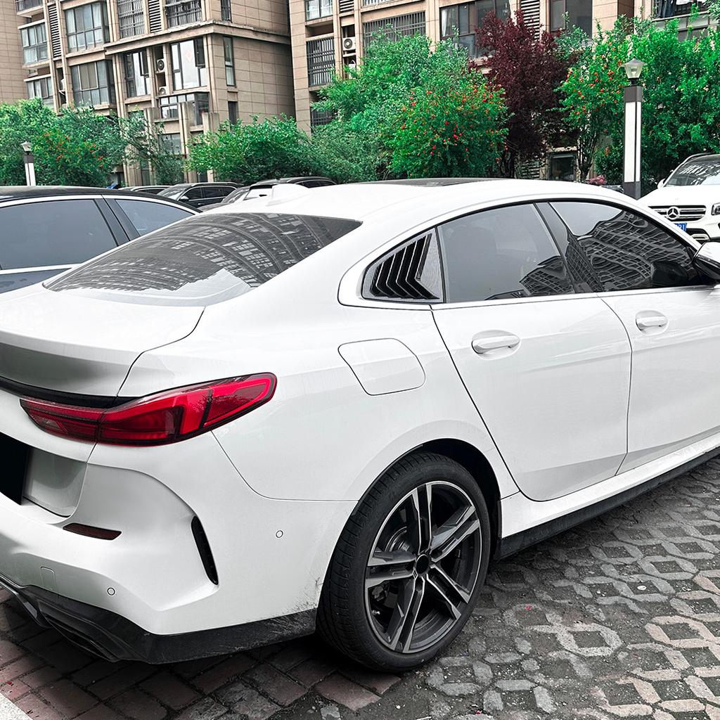Auto Heck Seitenfenster Lamellen Luftschlitze Windschutzscheiben Dekoration Abdeckung Für BMW 2er F44 2020 2021 2022 2023