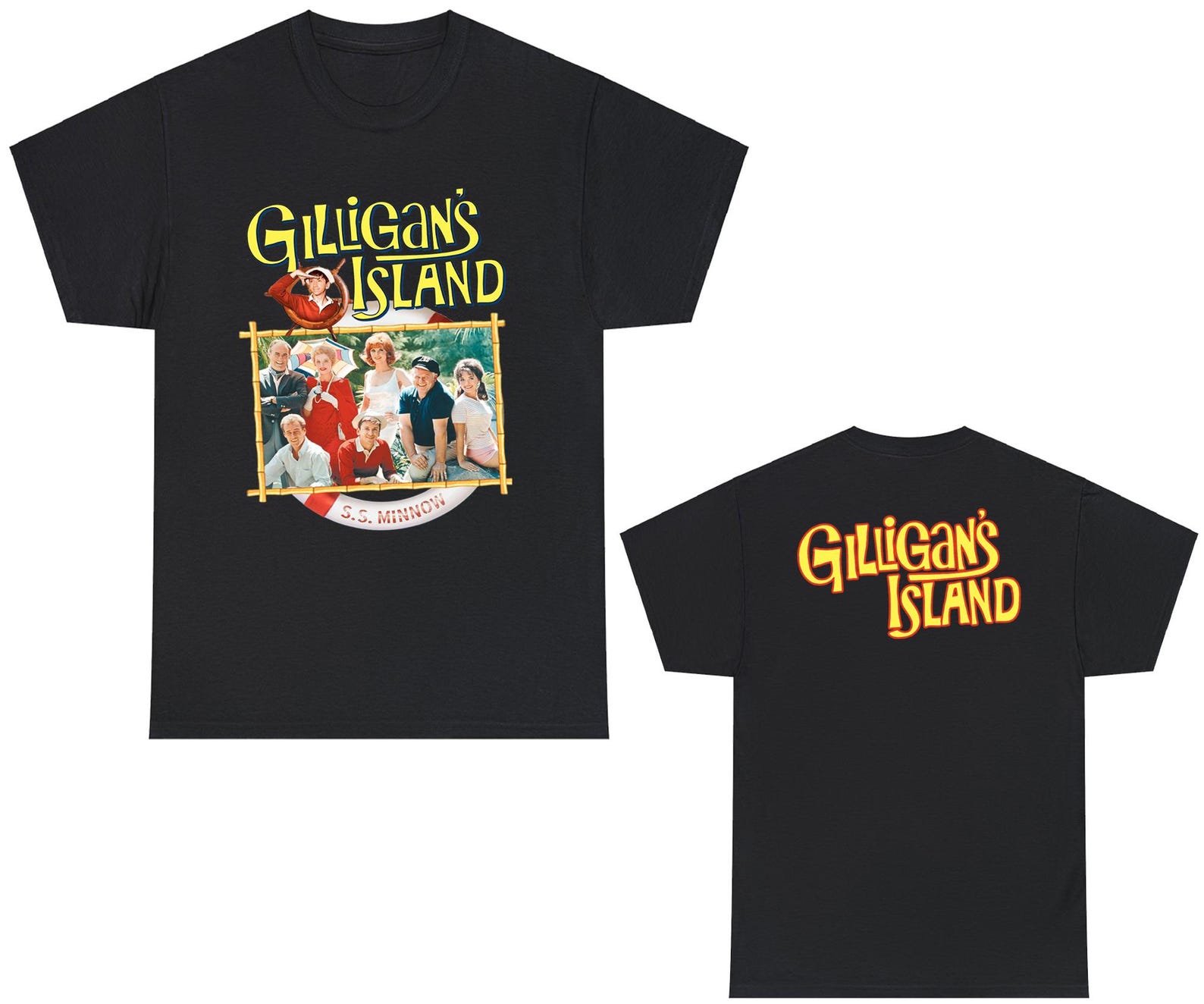 Gilligan s Island SS Minnow Ship Retro Classic Movie T-Shirt Size S to 5XL XL