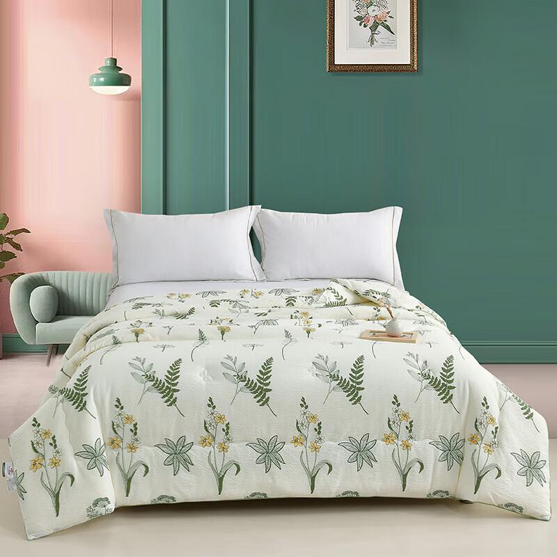 

Grace Forest Whisper All-Season Bubble Gauze Quilt