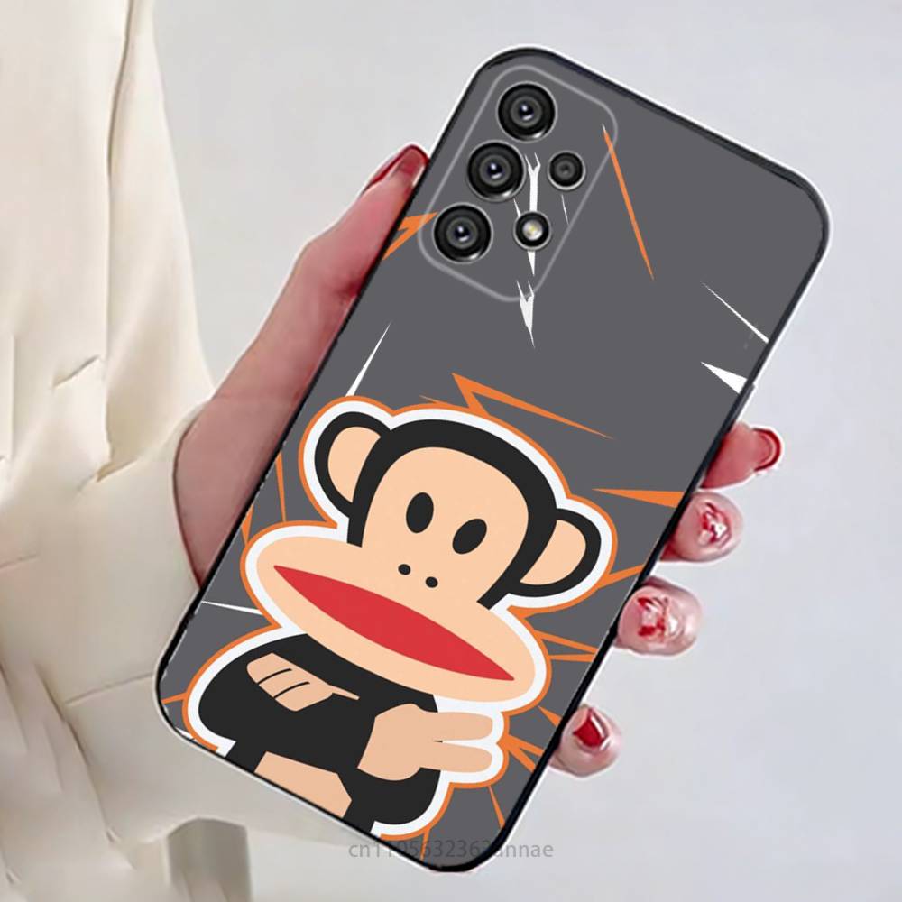 Monkey Funny P-Paul F-Frank Phone Case for Samsung Galaxy A73,23,53,33,14,24,13,72,22,52,32,54,A34 Soft Cover