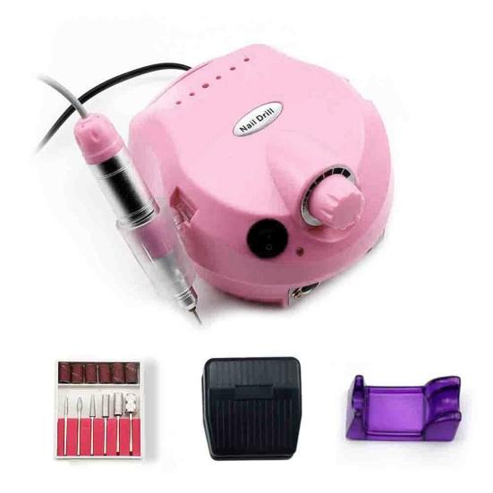Electric Nail Polishing Machine High Speed Nail Polisher with 6 Grinding Heads for Versatile Nail Care