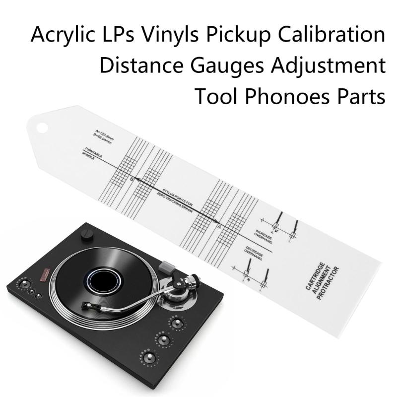 Turntables Cartridge Stylus Alignment Gauges Stylus Calibration Protractors for Audiophiles and Vinyls Enthusiasts