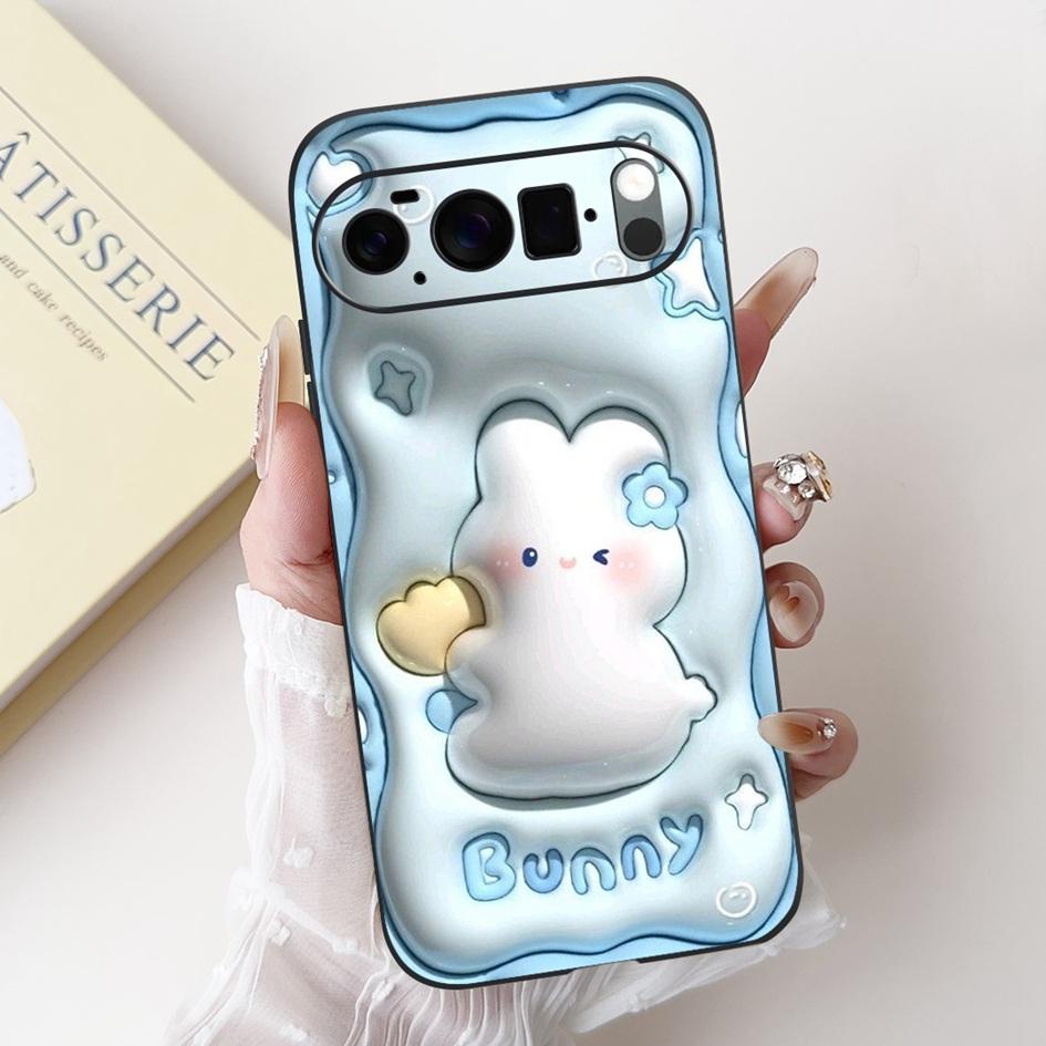 For Google Pixel 10 Case Pixel 10 Pro Cover Cute Rabbit Panda Cat Soft Silicone Matte Phone Cases For Google Pixel10 Pro XL Etui