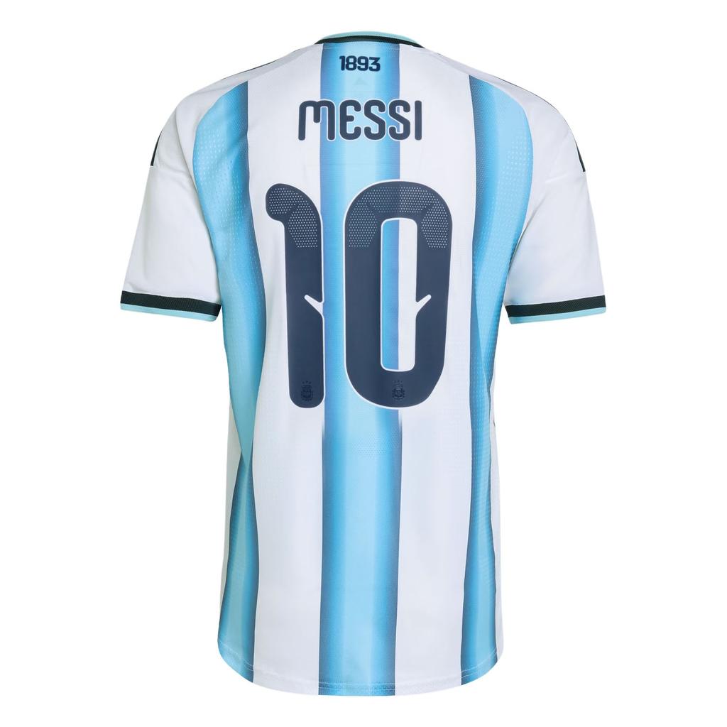 Adidas Argentina 26 Home Authentic Jersey Messi 10 Quick-Dry Striped Short Sleeve Football Shirt Men jersey KH3934