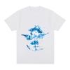 Oklou T-shirt SCARECROW Stampa Grafica T-shirt Kawaii Stampa Cartoni Animati Abbigliamento Casual DonnaUnisex Estate Cotone Magliette
