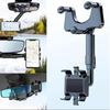 360° Car Rearview Mirror Phone Holder For Car Mount Phone And GPS Rotating Adjustable Telescopic Phone Stand