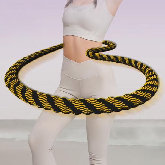 Soft Spring Fitness Hoop for Adults Waist-friendly Design Portable Slimming Exercise Equipment Silent Full-Body Training