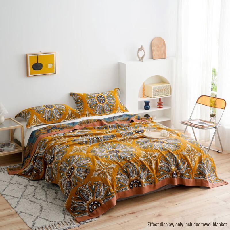 

GPPNKC Summer 5-Layer Towel Blanket AC Quilt