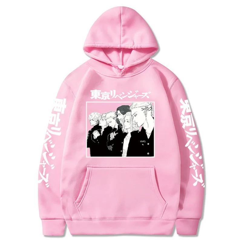 Anime Tokyo Revengers Mikey Printed Hooded Autumn Fleece Comfortable Hoodies Plus Size Sweatshirt Harajuku Streetwear