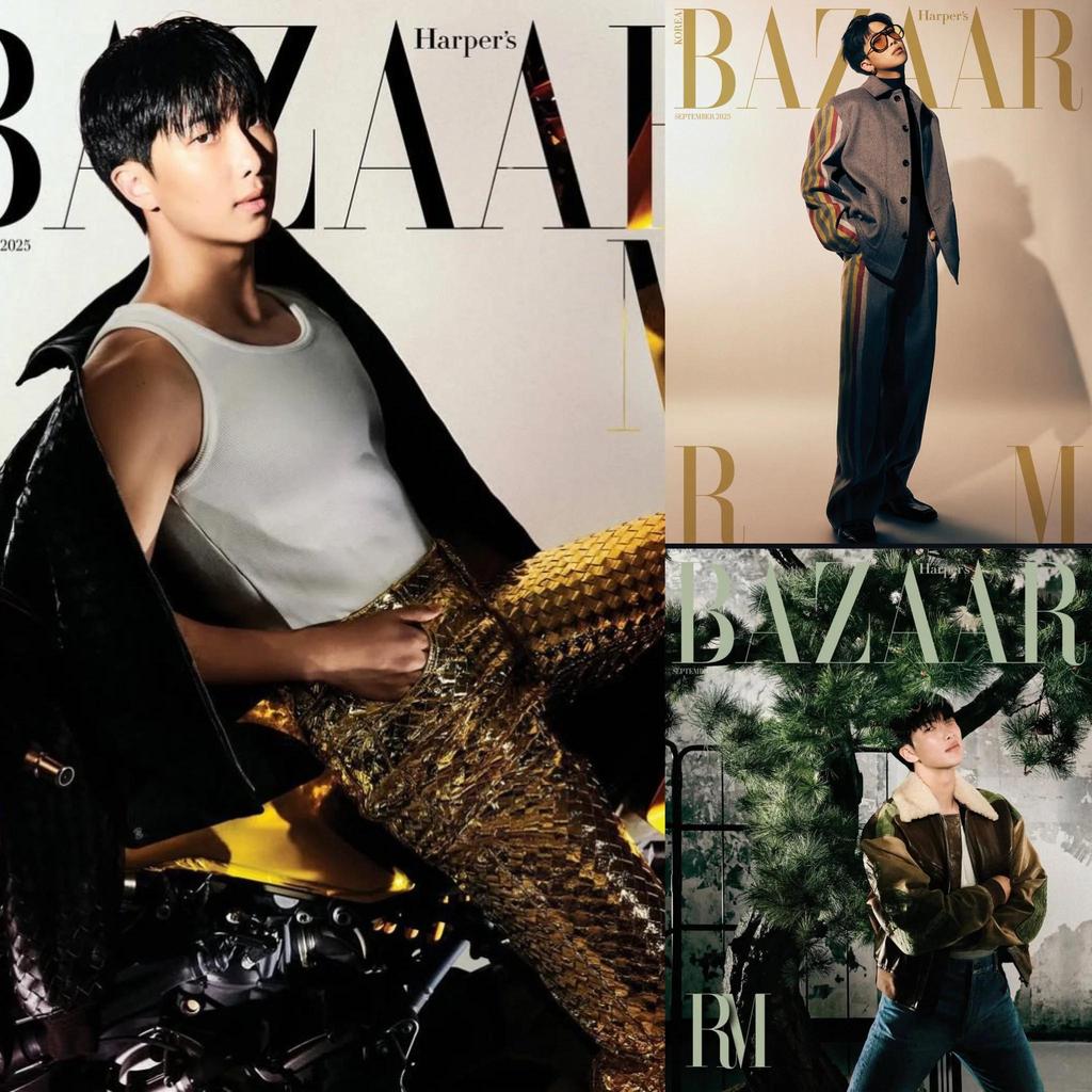 HARPER'S BAZAAR Korea 2025 September BTS RM K-POP KBeauty Kfashion BTS Army
