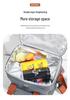 Oxford Cloth Tote Picnic Bag - Large Insulated Lunch & Food Storage Crossbody Bag for Camping