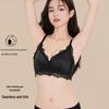 Oudifen Women's Seamless Lace Wireless Push-up Bra
